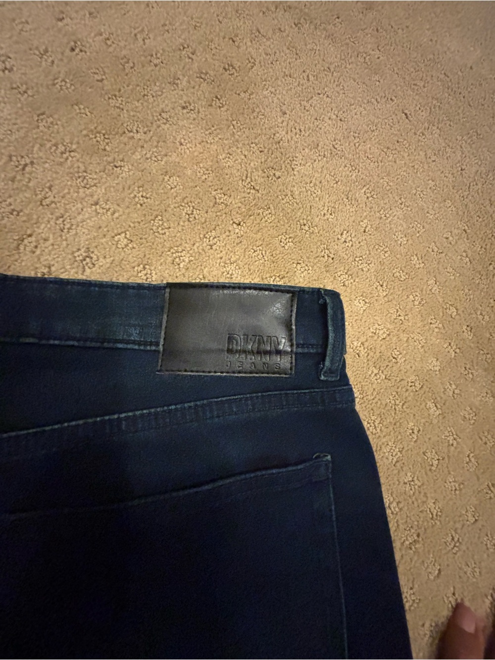 Men’s DKNY Duane Straight Fit Jeans - Dark Indigo Sz 34x32 - Picture 9 of 15